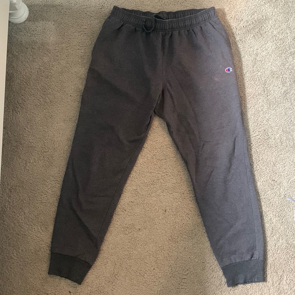 Women’s grey Champion sweatpant/joggers